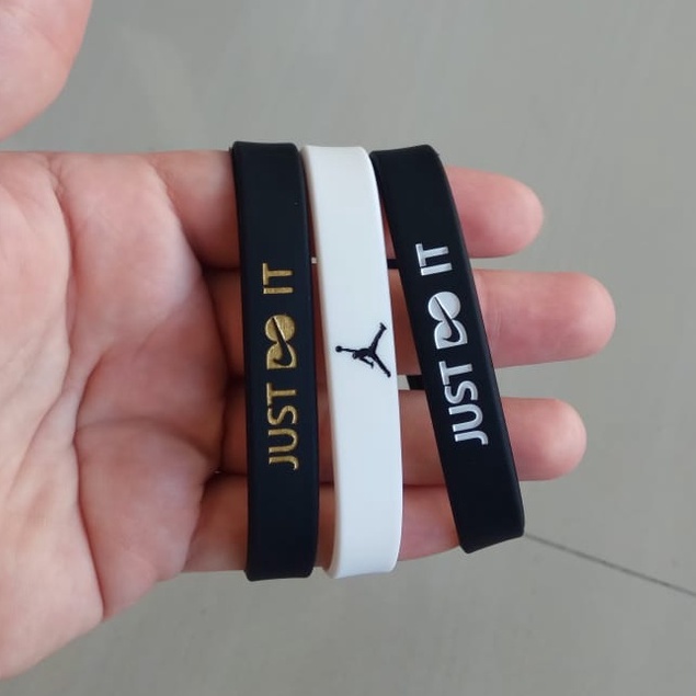 Gelang Karet Basket Nike Jordan Pria/Wanita Rubber Bracelet Original Sport