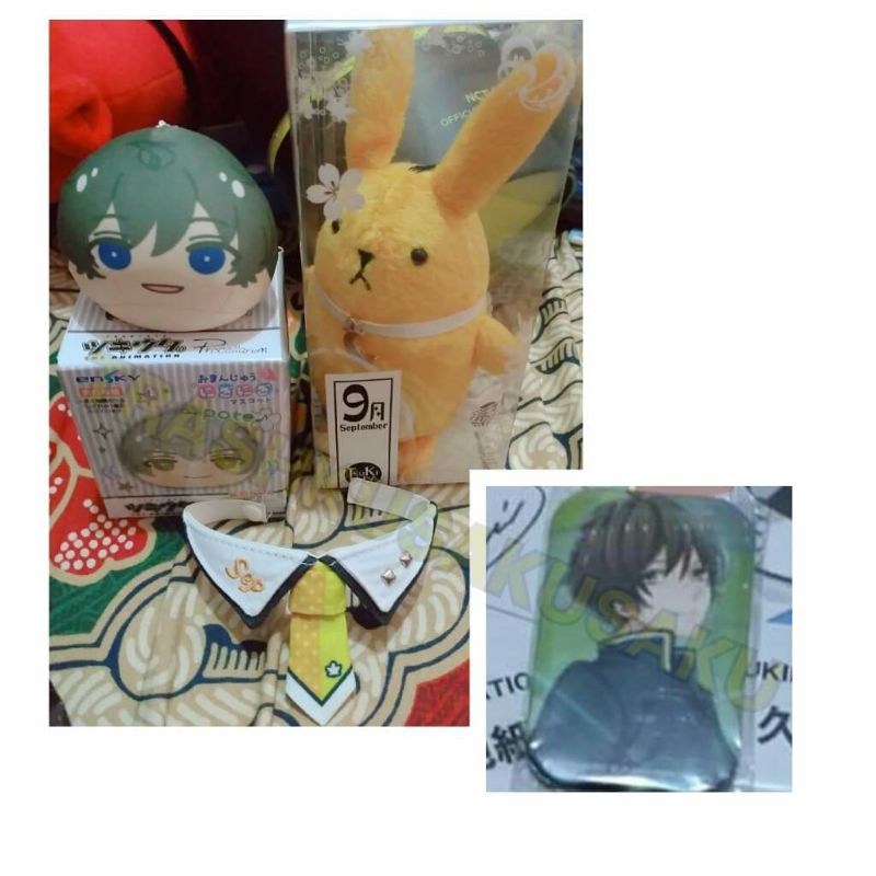 Set Nagatsuki Yoru Tsukiuta (Tsukiusa + dasi usa + Omanjuu + Badge)