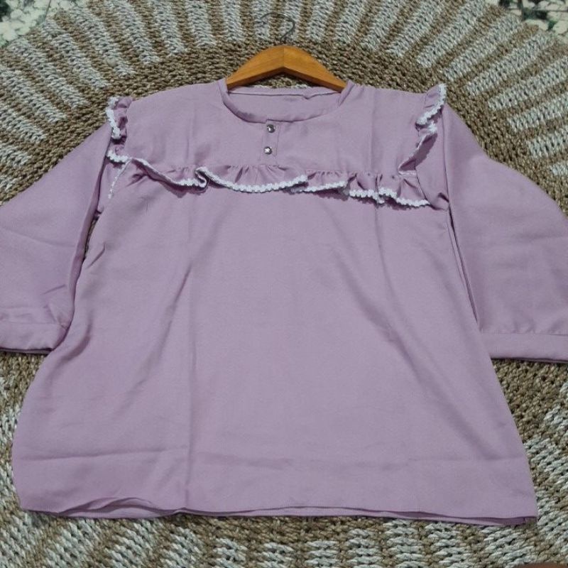 BLOUSE RENDA//BLOUSE WANITA DEWASA MASA KINI