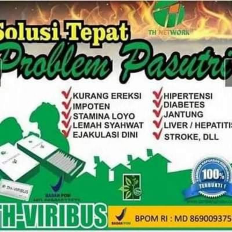 TH Viribus Suplemen Penambah Stamina Original (1 Box isi 5 Sachet)