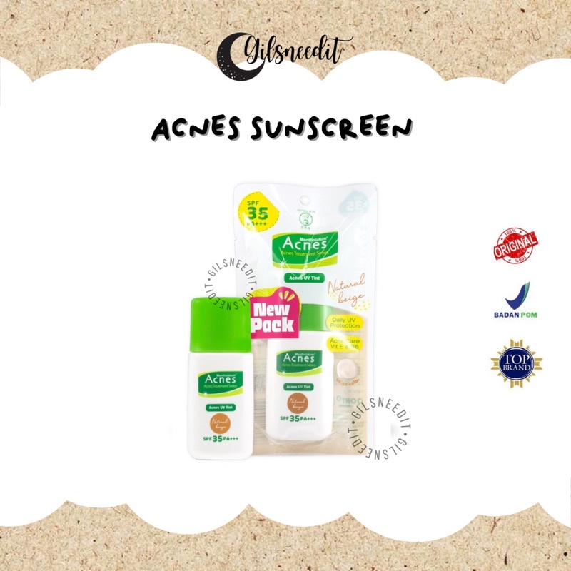 Acnes Uv Tint Spf 35 Pa +++•Sunscreen Acnes