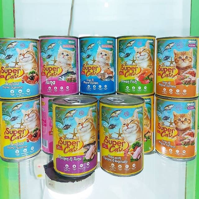 SUPER CAT - WET CAT FOOD - Can 400gram
