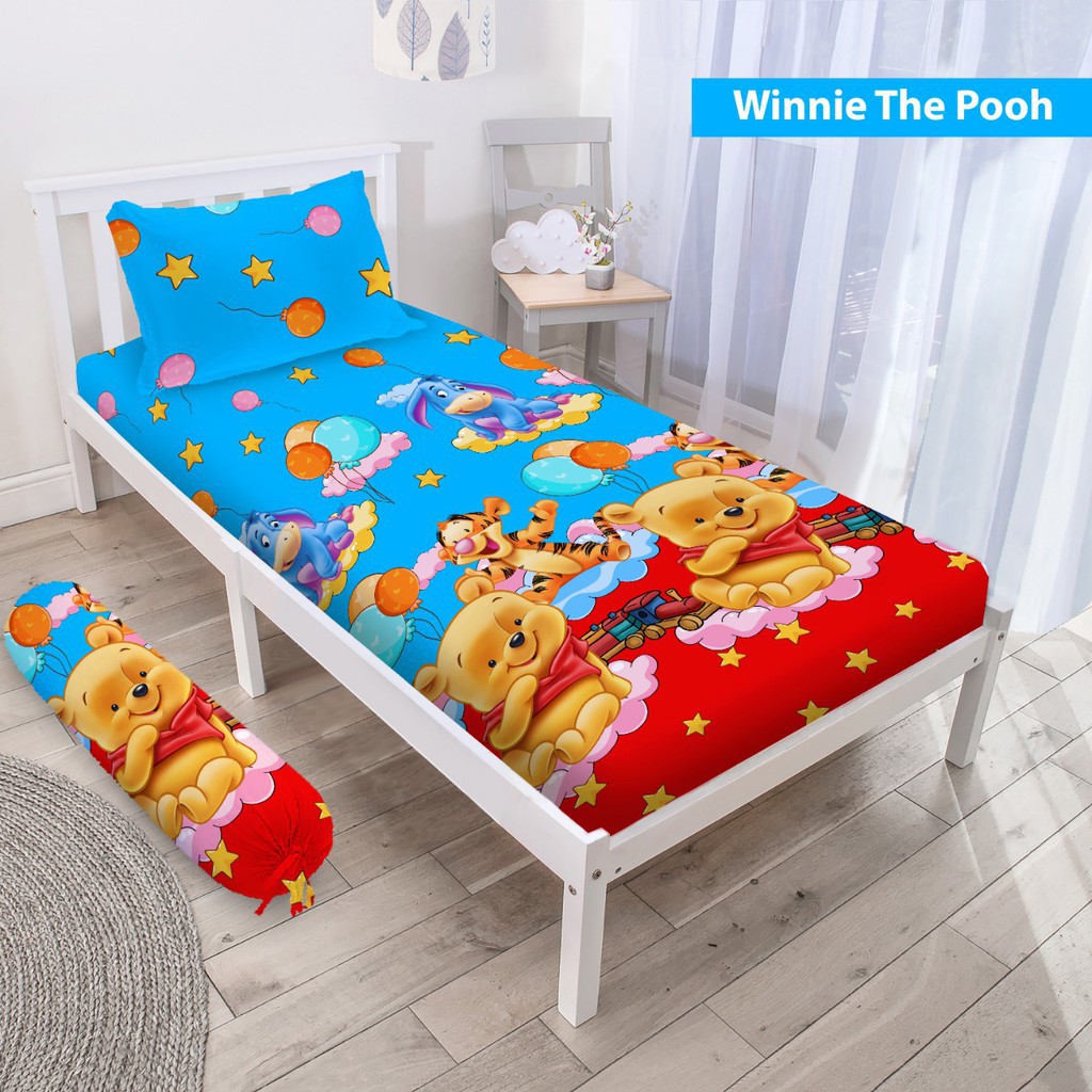 WW Sprei Vito 120 WINNIE THE POOH 120x200 Single Size disney tigger eeyore