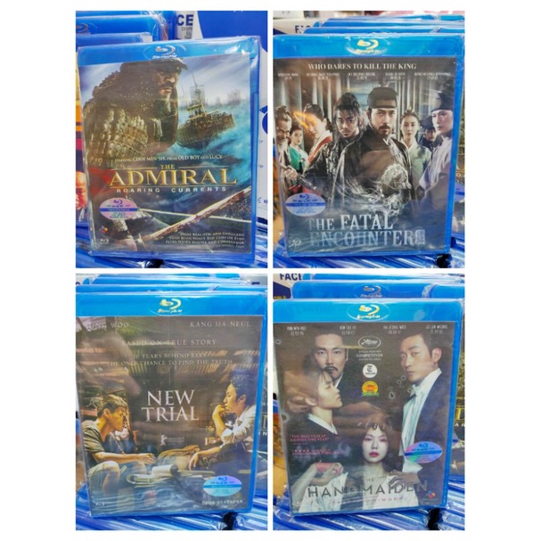 BR/BD Korea The Admiral/The Fatal Encounter/ New Trial/The Handmaiden 1080P