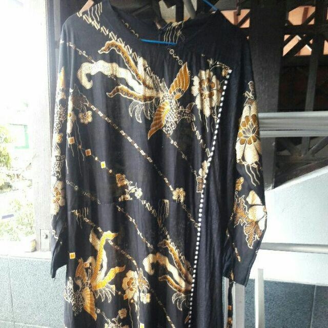 Ms Gamis Batik Sriwedari Maxi Super Jumbo Xxl Ld 110cm Bumil/busui Katun Sogan