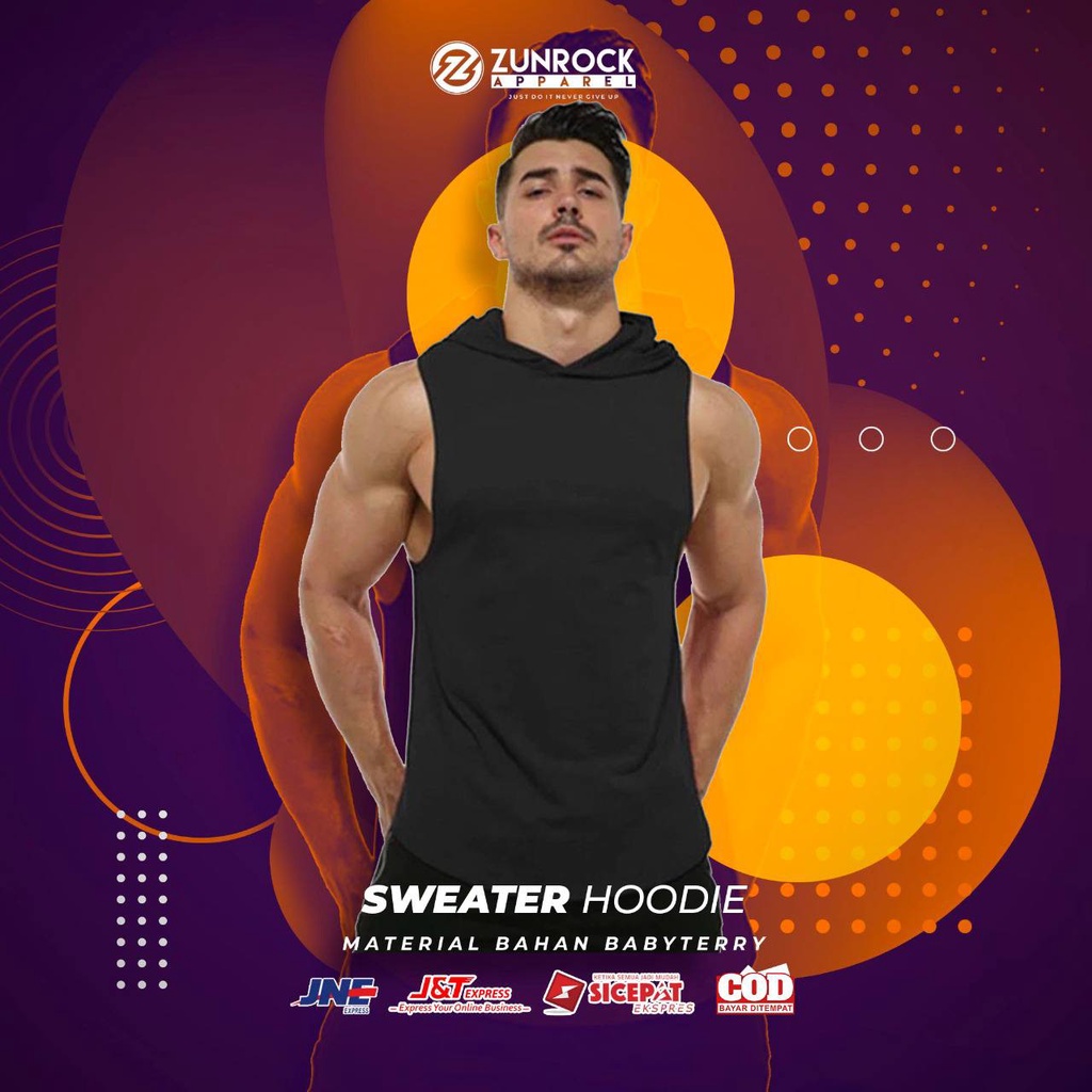BISA COD SATUAN DAN GROSIR KAOS HOODIE SWEATER HOODIE LEKMONG TANPA LENGAN PRIA WANITA BAHAN BABY TERRY PREMIUM ROMPI HOODIE TERBARU VEST HOODIE PRIA WANITA ROMPI HOODIE PRIA OLAHRAGA SLIM FIT ROMPI SEPEDA GOWES GYM KAOS BUNTUNG OLAGRAGA SANTAI SINGLET