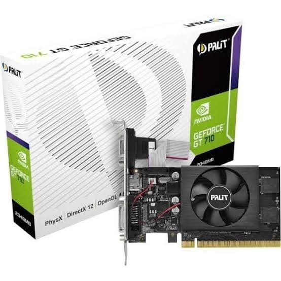 VGA NVIDIA GEFORCE PALIT GT710 GT 710 2GB 64BIT DDR3