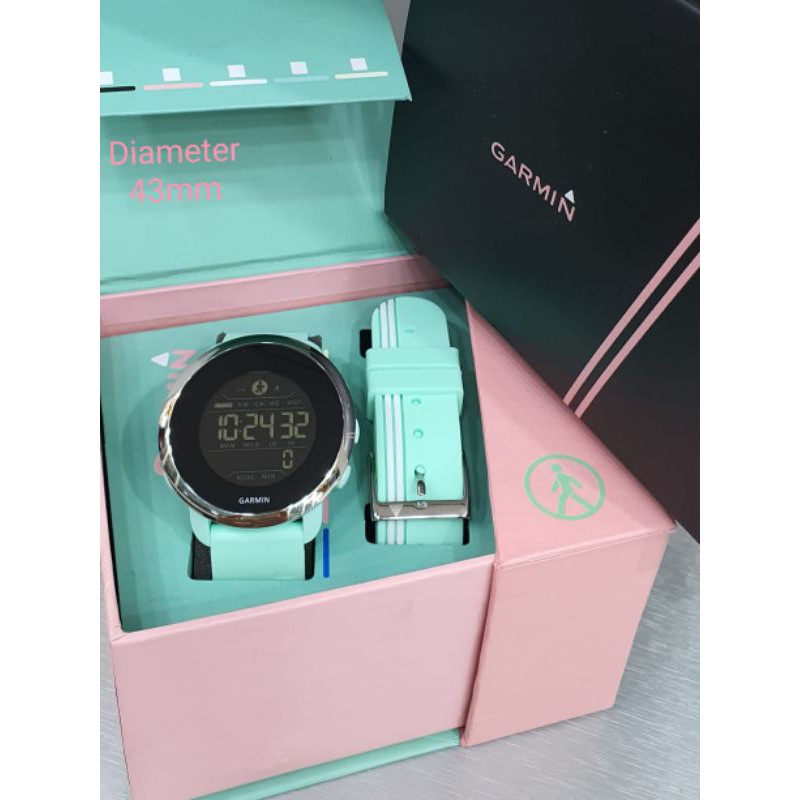 Jam Tangan Wanita Garmin Digital Tali Rubber Free Tali