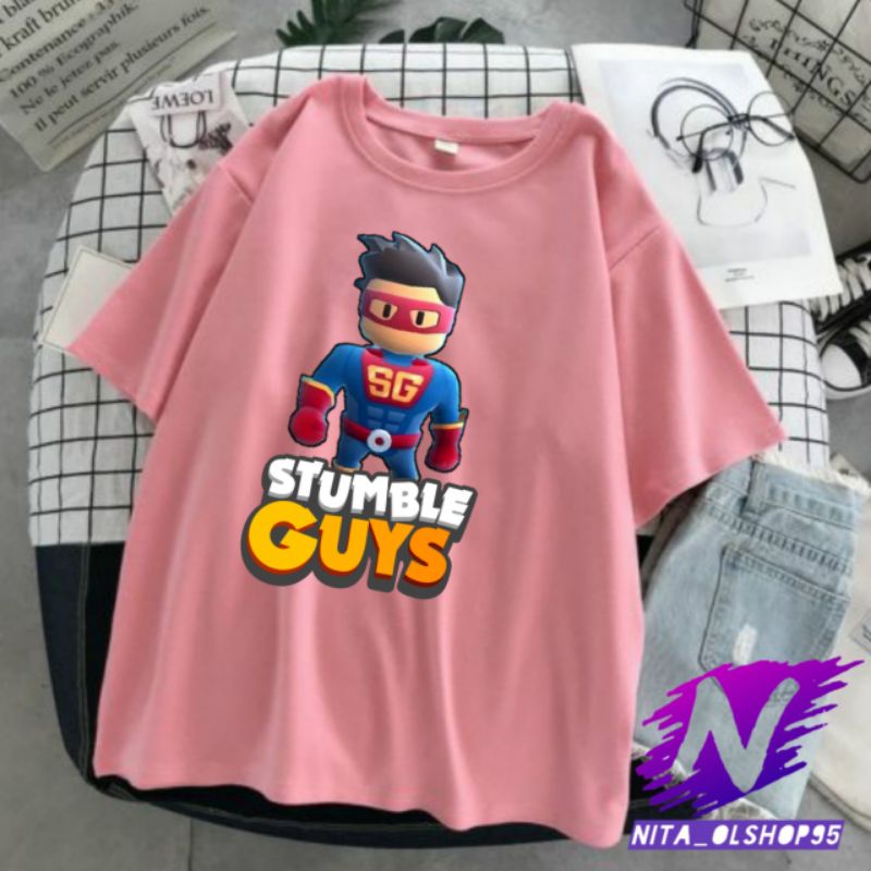 stumble guys sg baju anak stumble guys kaos atasan anak stumble guys SG karakter