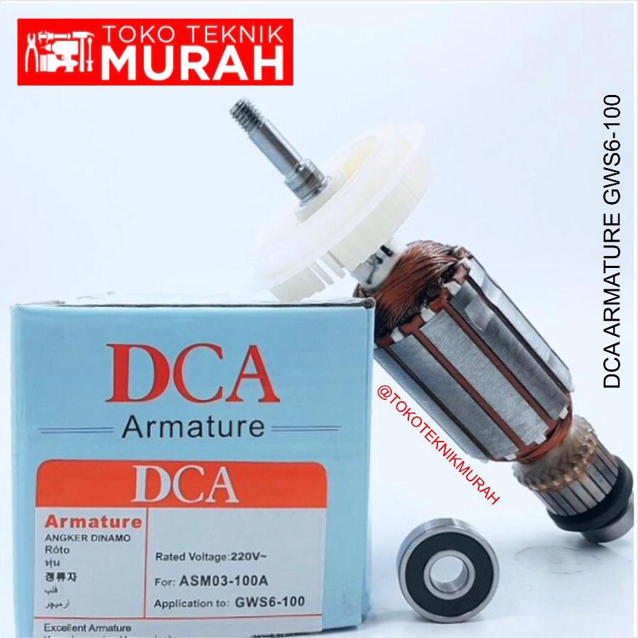 DCA Armature untuk Mesin Bosch GWS6-100 Angker