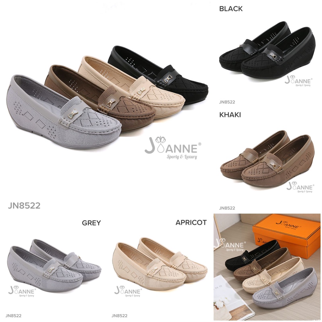 JOANNE Sepatu Wanita Wedges Shoes #JN8522 ORIGINAL