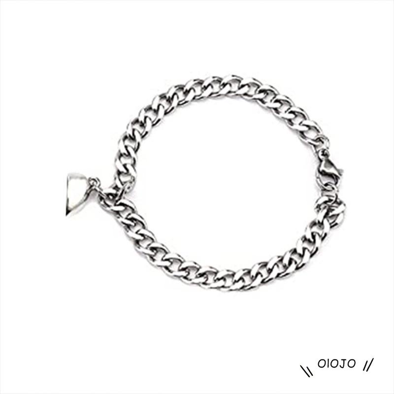 【COD】Gelang Tangan Magnet Motif Hati Untuk Pasangan / Pria / Wanita