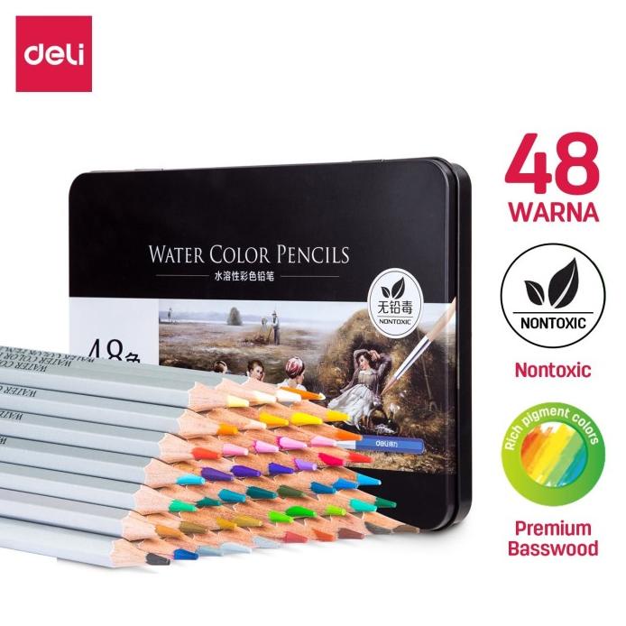 

DELI - 6523 / Pensil Warna Ajaib Isi 48 / Alat Lukis Murah Berkualitas