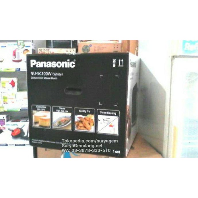 Panasonic Cubie Nusc100 Air Fryer Convection Microwave Asli Dan Baru
