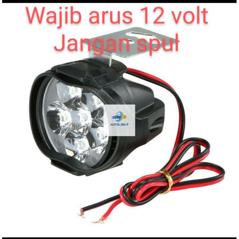 Lampu Tembak Sorot LED Motor Work Light Cree 6 Mata / 9 Mata /12 V