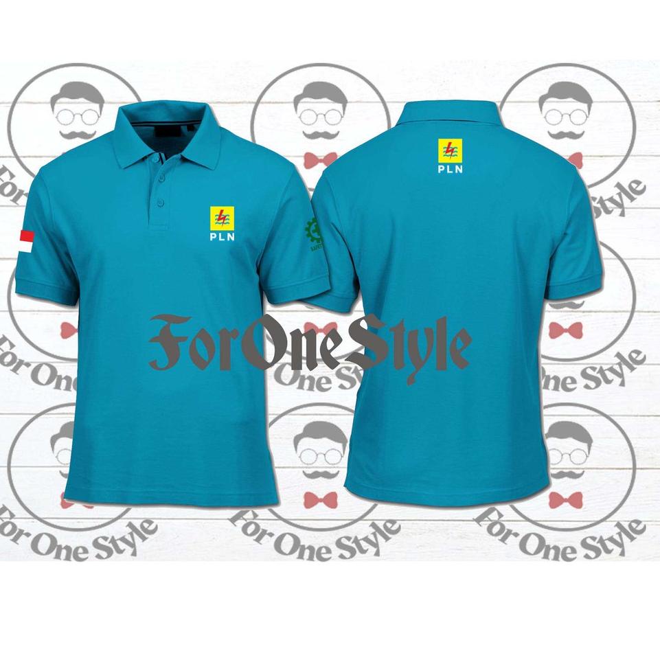 Promo 7.7 POLOSHIRT PLN SAFETY FIRST - Polo PLN BUMN - Kaos PLN listrik - Custom Polo - Polo Distro