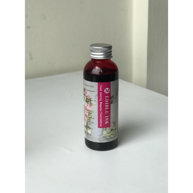 

EDIBLE INK / TINTA EDIBLE / EDIBLE PRINTER / 1 BTL WARNA MAGENTA 100ml ---NEW---