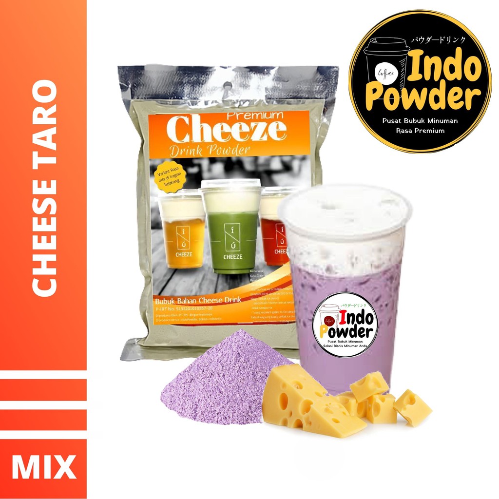 Bubuk Minuman CHEESE TARO 1Kg - Bubuk CHEESE TARO 1Kg - CHEESE TARO Bubuk 1Kg