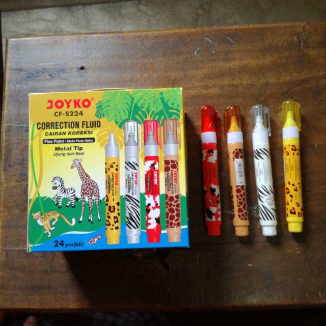

Cairan koreksi / correction fluid / tip-ex / stipo cair joyko animal cf-s221