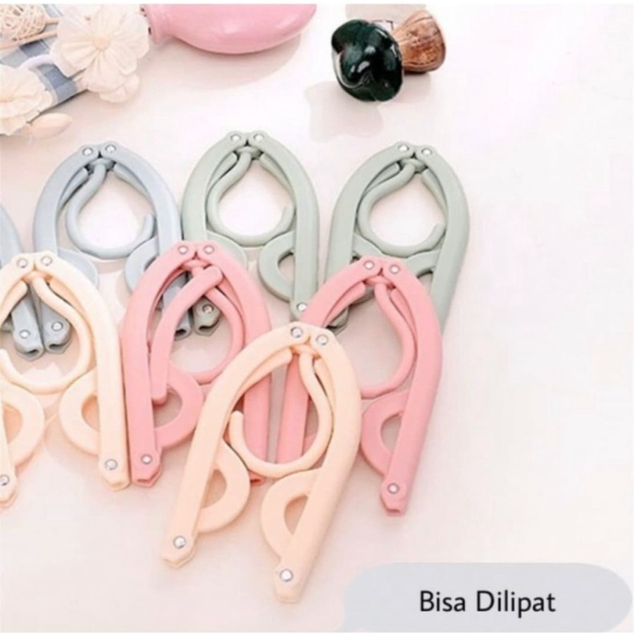 Gantungan Baju Lipat - Coat hanger - Hanger Baju Portable