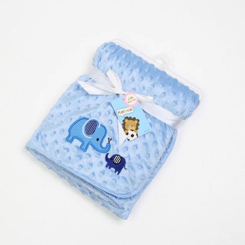 Selimut Bayi PREMIUM DOT WOL DOUBLE Halus dan Lembut