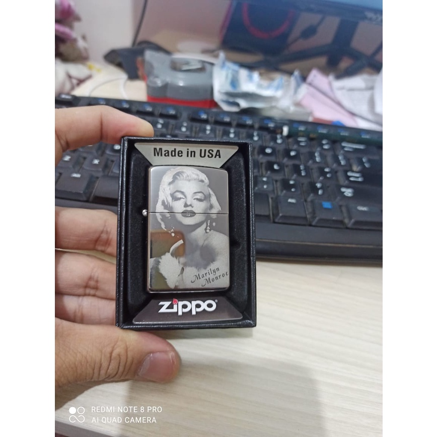 KOREK API PEMANTIK API ICE MOTIF MARILYN MONROE KOREK API UNIK BR27