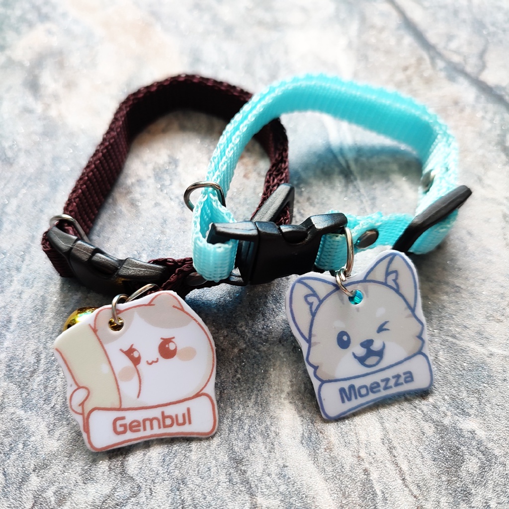 Kalung Kucing Nama Custom