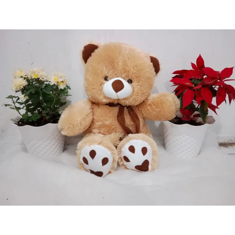 boneka teddy bear syal telapak size XL