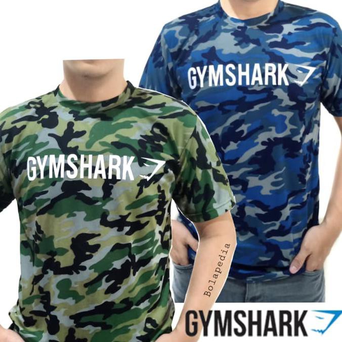 (PROMO) baju kaos raglan reglan army doreng camo tentara loreng BAPE Shark