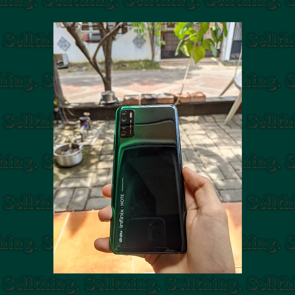 Preloved Second Handphone Infinix Note 7 Lite (4 + 64 GB) Forest Green