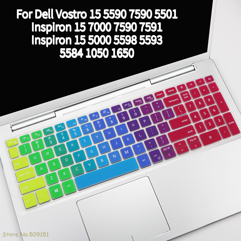 Laptop Keyboard Cover Protector For Dell Vostro 15 5590 7590 5501 Inspiron 15 7000 7590 7591 Inspiron 15 5000 5598 5593 5584