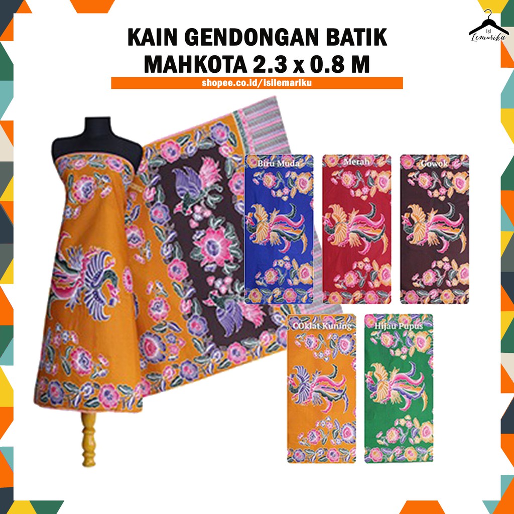 Kain Gendongan Bayi / Cukin / Batik Halus MAHKOTA 2.3 x 0.8m