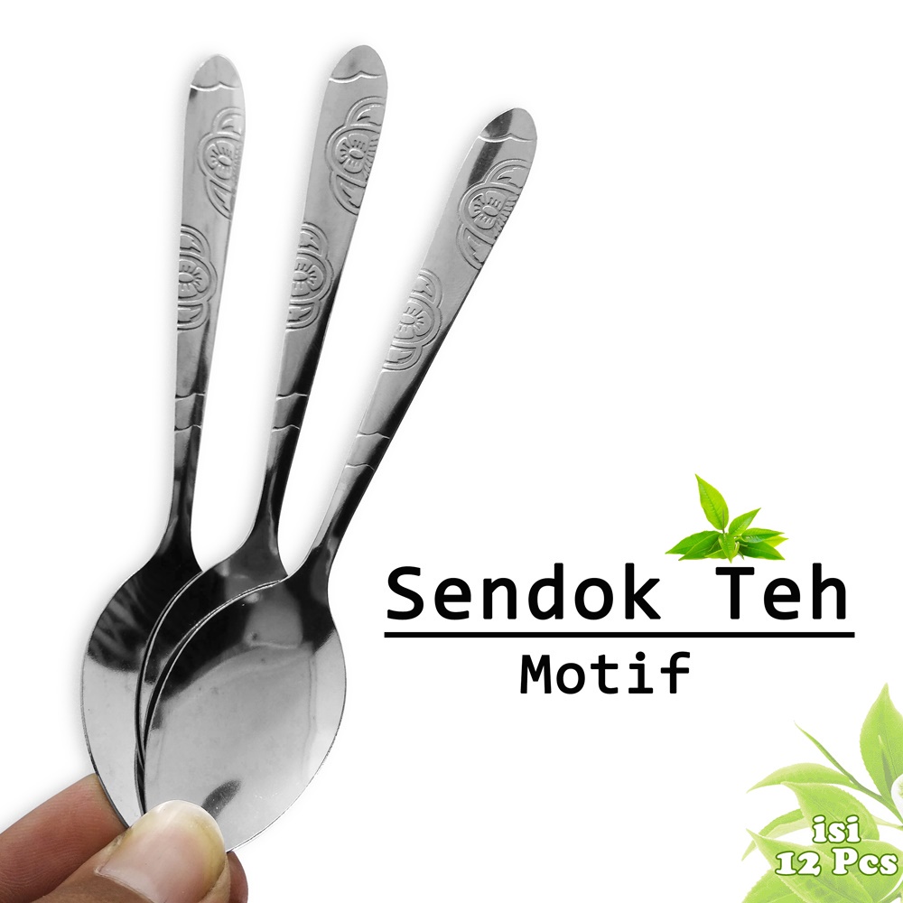 FM - Sendok Teh Kecil Stainless Steel isi 12 pcs