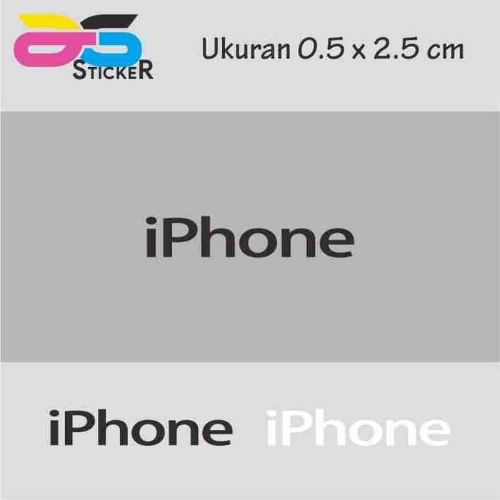 

Sticker - Stiker Iphone 2.5x0.5cm