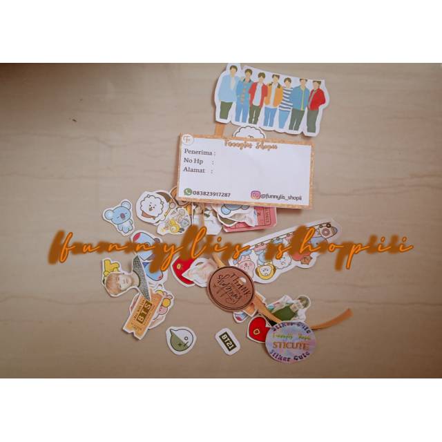

Stiker kpop/cute untuk journal/buku/case/laptop/tembok