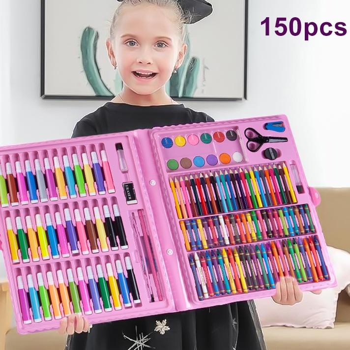 

Terbaik Olla Oil Pastel 150PCS Krayon Set Pensil Warna & Alat Menggambar / Alat Tulis & Menggambar 150 in 1- CP4 .,