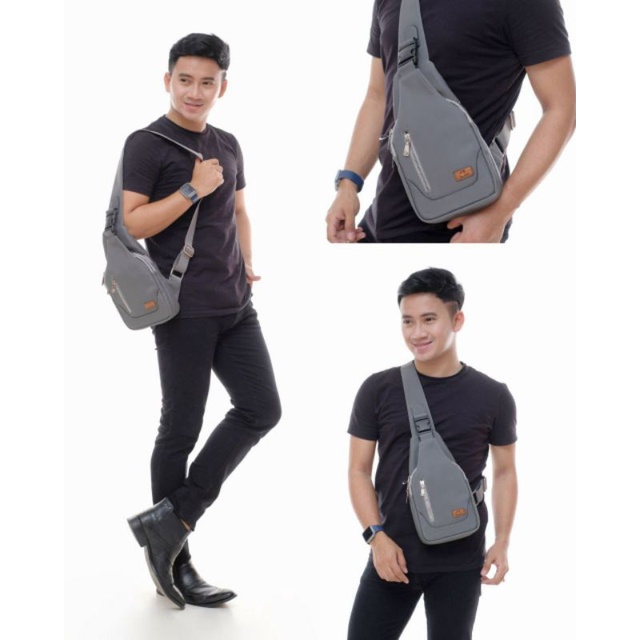 WAISTBAG KEENAN BY BIRU TSABITA / waistbag cowok terbaru