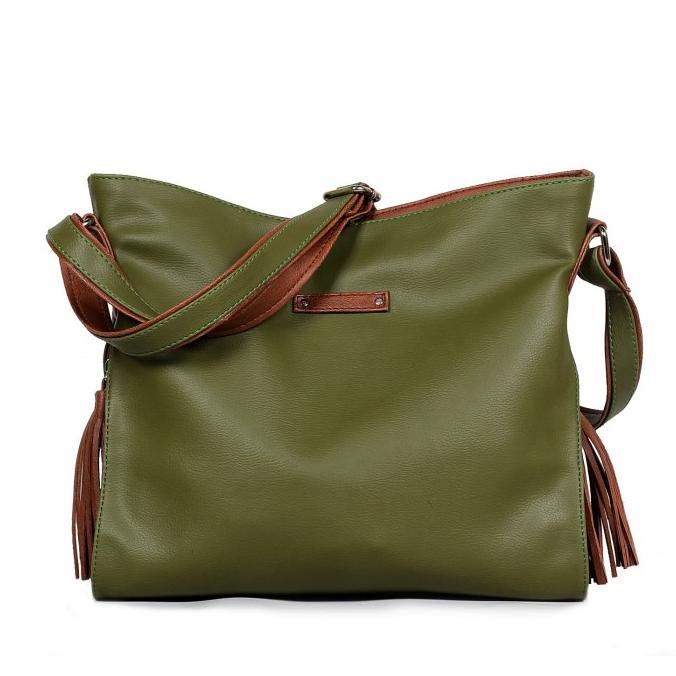 Ceviro Reon Casual Sling Bag Green Army
