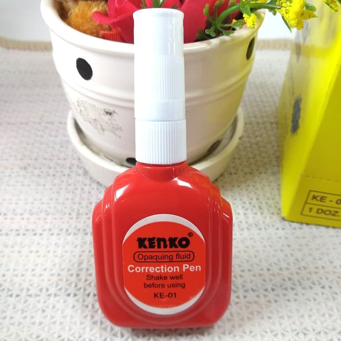 

Stip Ex - Correction Pen Kenko Merah - Stip Termurah