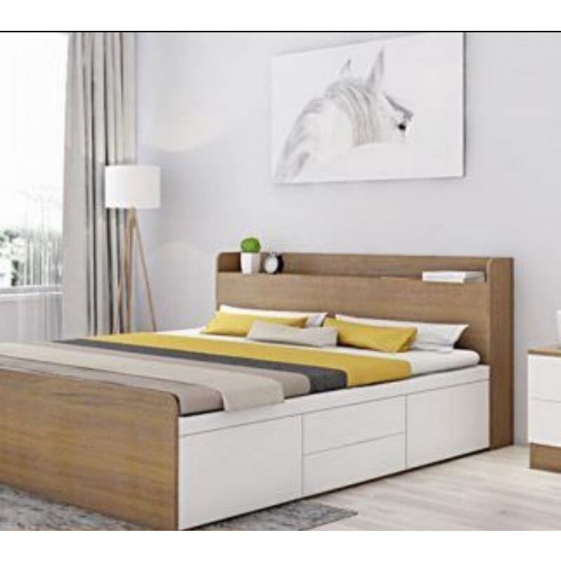 Dipan kayu jati minimalis uk 140x200