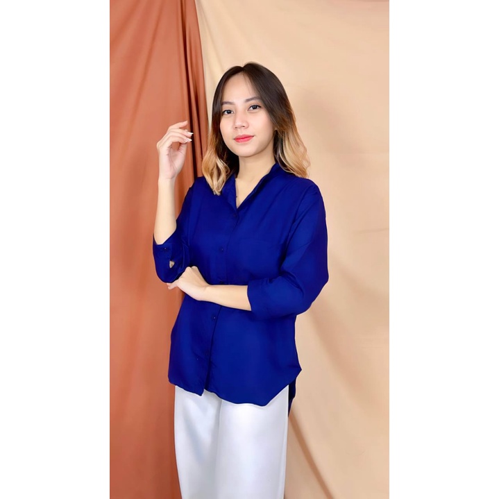 RX Fashion - Pocheta Tunik Katun Twistcone // Pocheta Atasan Wanita -BN