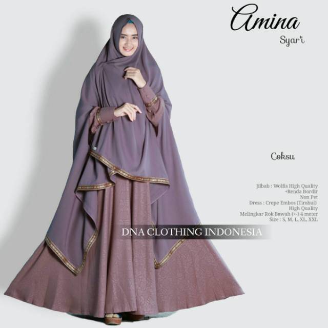 Restok AMINA COKSU 31 OKTOBER 2019 AMINA SYARI Gamis Restok AMINA COKSU 31 OKTOBER 2019 AMINA SYARI Gamis