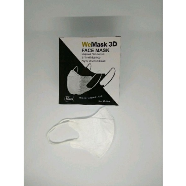 MASKER DUCKBILL WEMASK 3D ISI 50LEMBAR