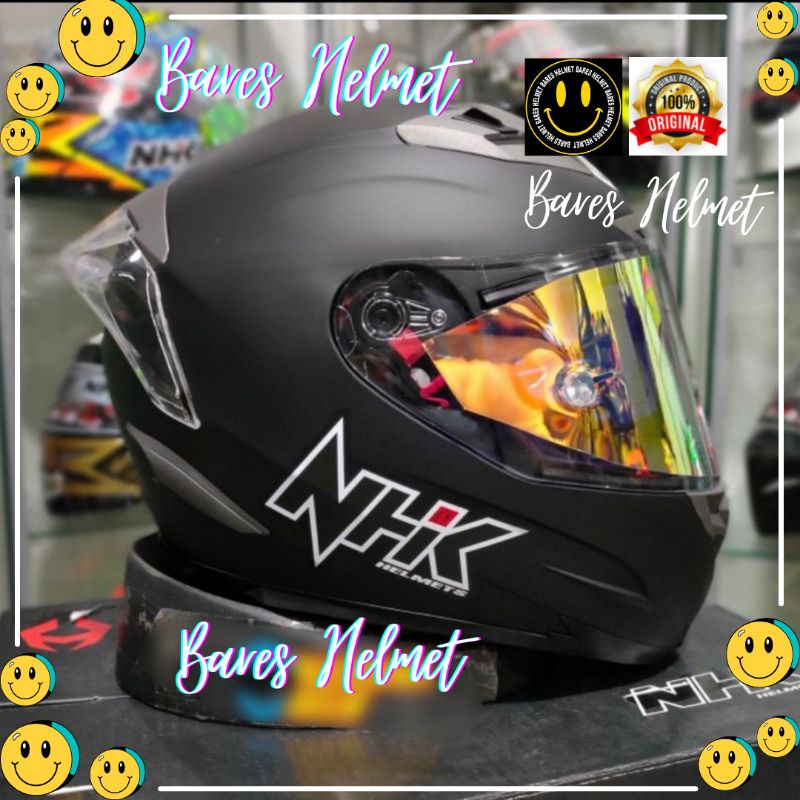 Helm Nhk RX9 Black Doff Paket Upgrade