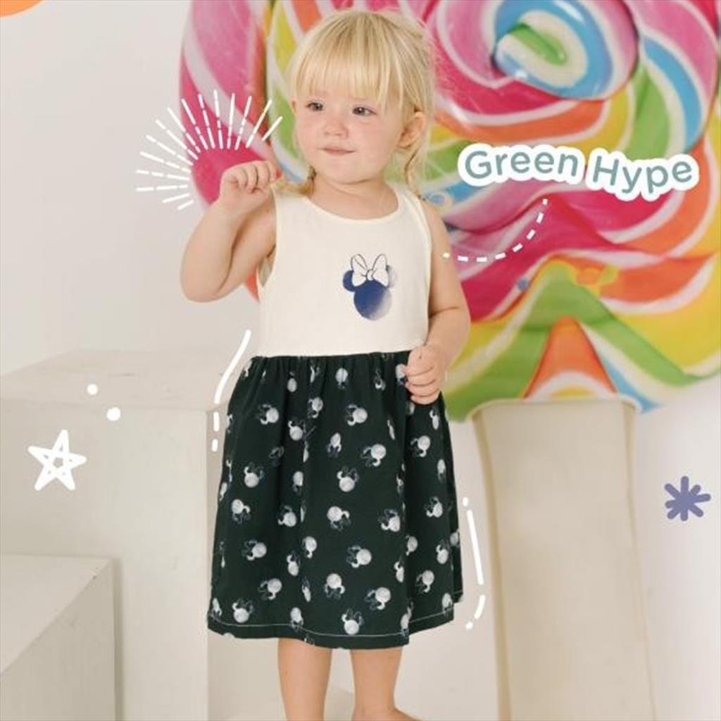 Green Hype Little Palmerhaus Disney Mickey Jolly Dress