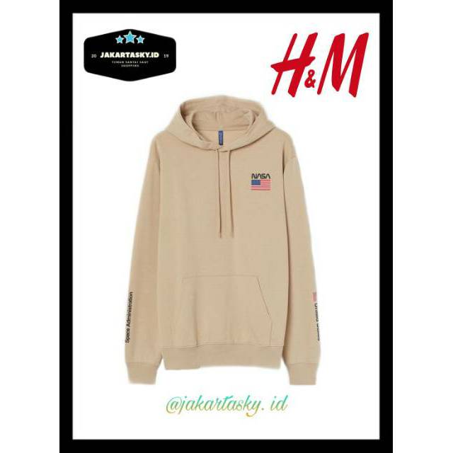 beige nasa hoodie