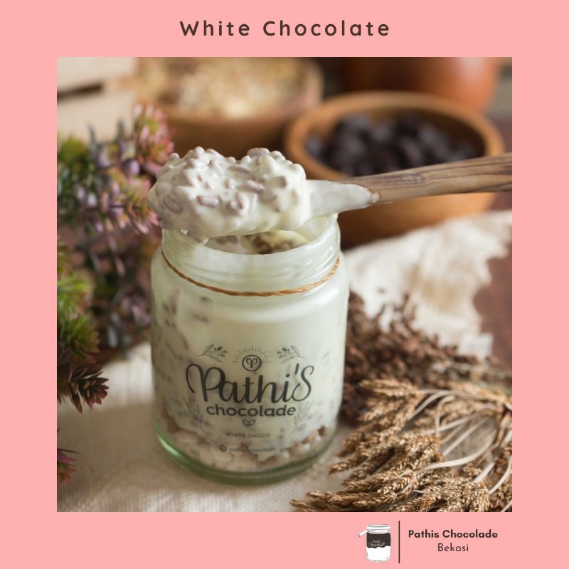 Pathis Chocolade Coklat Jar White Chocolate Cemilan Pathis Chocolade Coklat Jar White Chocolate Cemilan