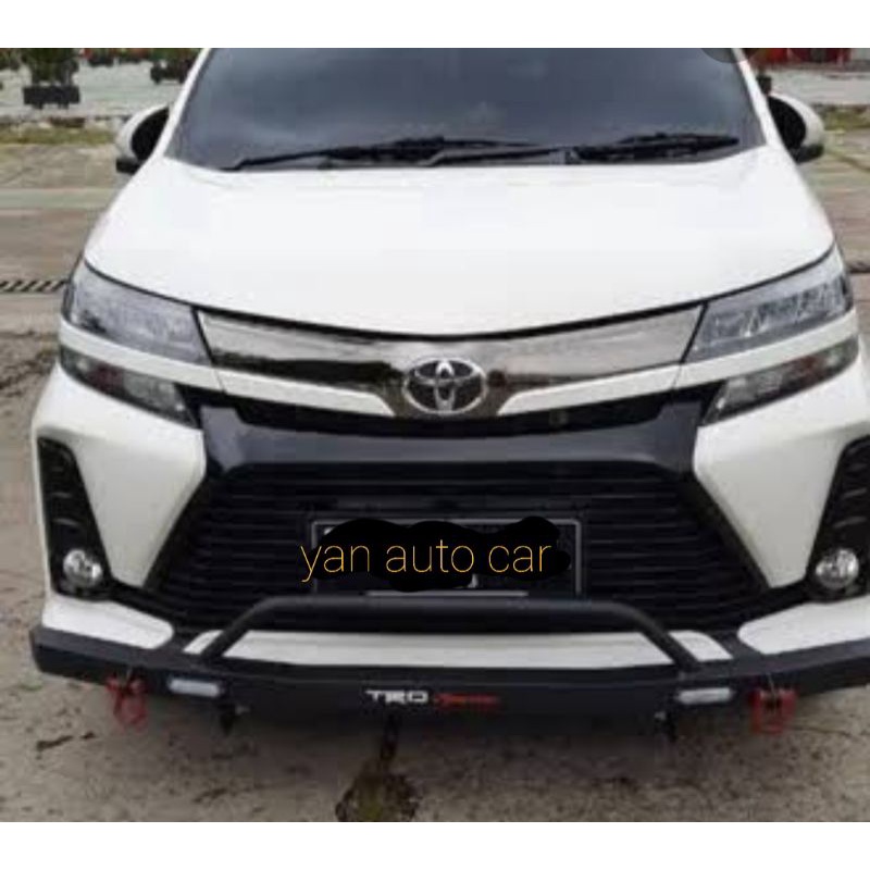 Tanduk Mini Bemper Depan Model Besi Trd Sportivo With drl Avanza 2019