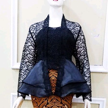SETELAN KEBAYA BROKLAT PEPLUM / KEBAYA CASUAL MODERN / KEBAYA WISUDA / KEBAYA KONDANGAN ROK DUYUNG
