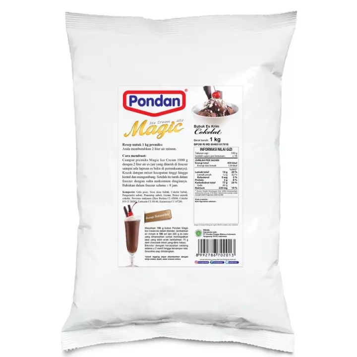 

Pondan Es krim Hard Ice